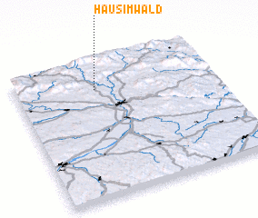 3d view of Haus im Wald