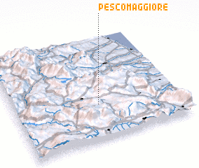 3d view of Pescomaggiore