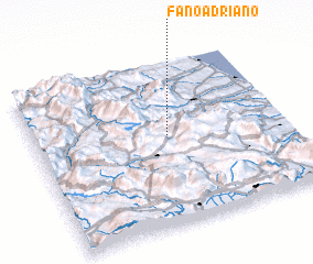 3d view of Fano Adriano