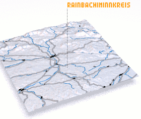 3d view of Rainbach im Innkreis