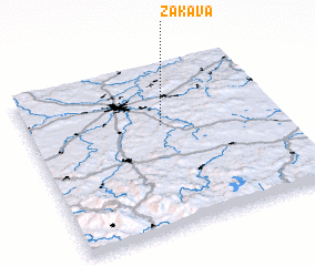 3d view of Žákava