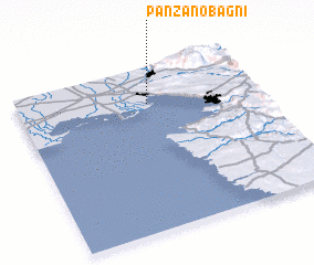 3d view of Panzano Bagni