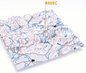 3d view of Bovec