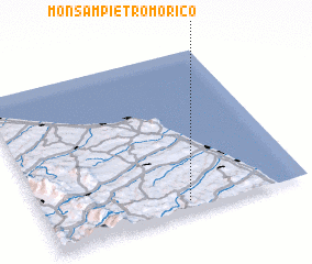 3d view of Monsampietro Morico