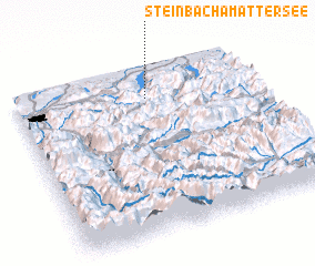 3d view of Steinbach am Attersee