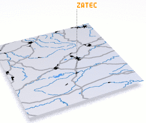 3d view of Žatec