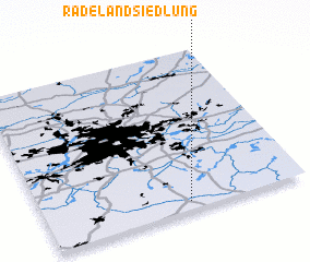 3d view of Radelandsiedlung