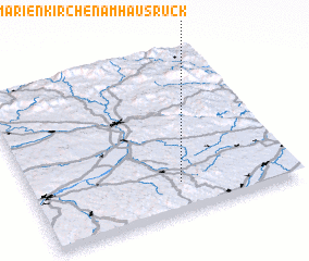 3d view of Sankt Marienkirchen am Hausruck