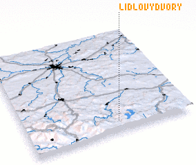 3d view of Lídlovy Dvory