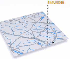 3d view of Skålviken