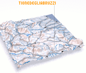 3d view of Tione degli Abruzzi