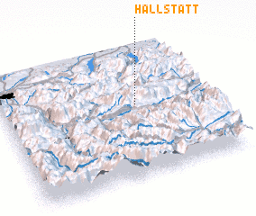 3d view of Hallstatt