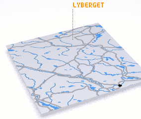 3d view of Lyberget