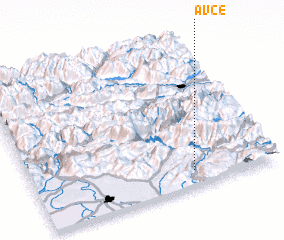 3d view of Avče