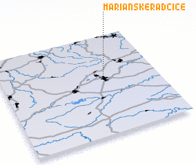 3d view of Mariánské Radčice