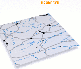 3d view of Hrad Osek