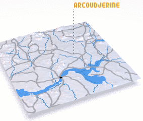 3d view of Arcou-Djérine