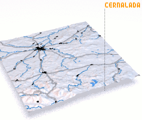 3d view of Černá Lada