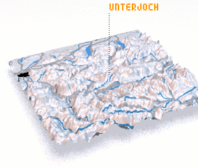 3d view of Unterjoch