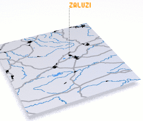 3d view of Záluží