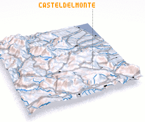 3d view of Castel del Monte