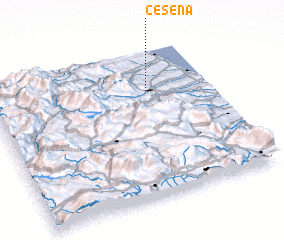 3d view of Cesenà