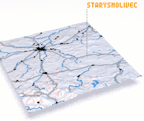 3d view of Starý Smolivec