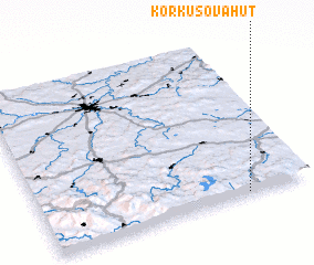 3d view of Korkusova Huť