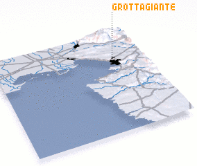 3d view of Grotta Giante