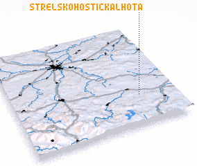 3d view of Střelskohoštická Lhota