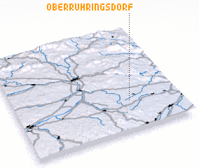 3d view of Oberrühringsdorf