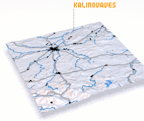 3d view of Kalinova Ves