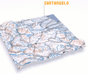 3d view of SantʼAngelo