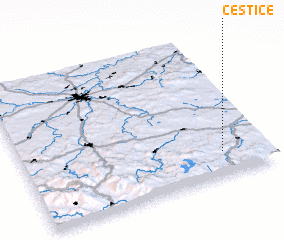 3d view of Čestice