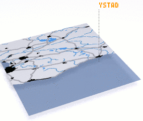 3d view of Ystad