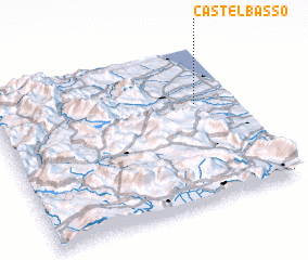 3d view of Castelbasso