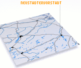 3d view of Neustädter Vorstadt