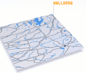 3d view of Hällorna