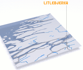 3d view of Litle Bjerka