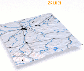 3d view of Záluží