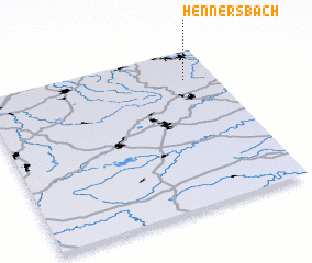 3d view of Hennersbach