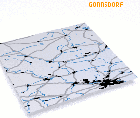 3d view of Gönnsdorf