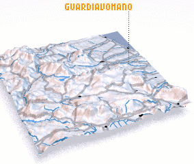 3d view of Guardia Vomano