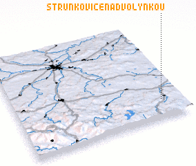 3d view of Strunkovice nad Volyňkou