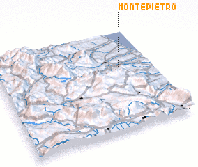 3d view of Montepietro