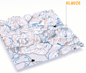 3d view of Klavže