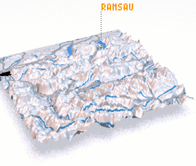 3d view of Ramsau