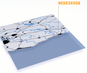3d view of Hedeskoga
