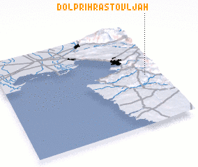 3d view of Dol pri Hrastovljah