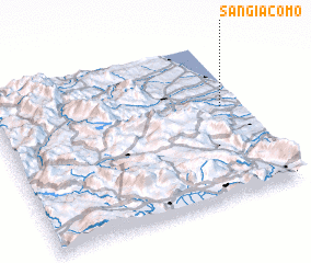 3d view of San Giacomo